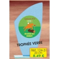Trophée VERRE : Réf.124-31  - 20cm